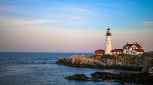 lighthouse standing on a coast